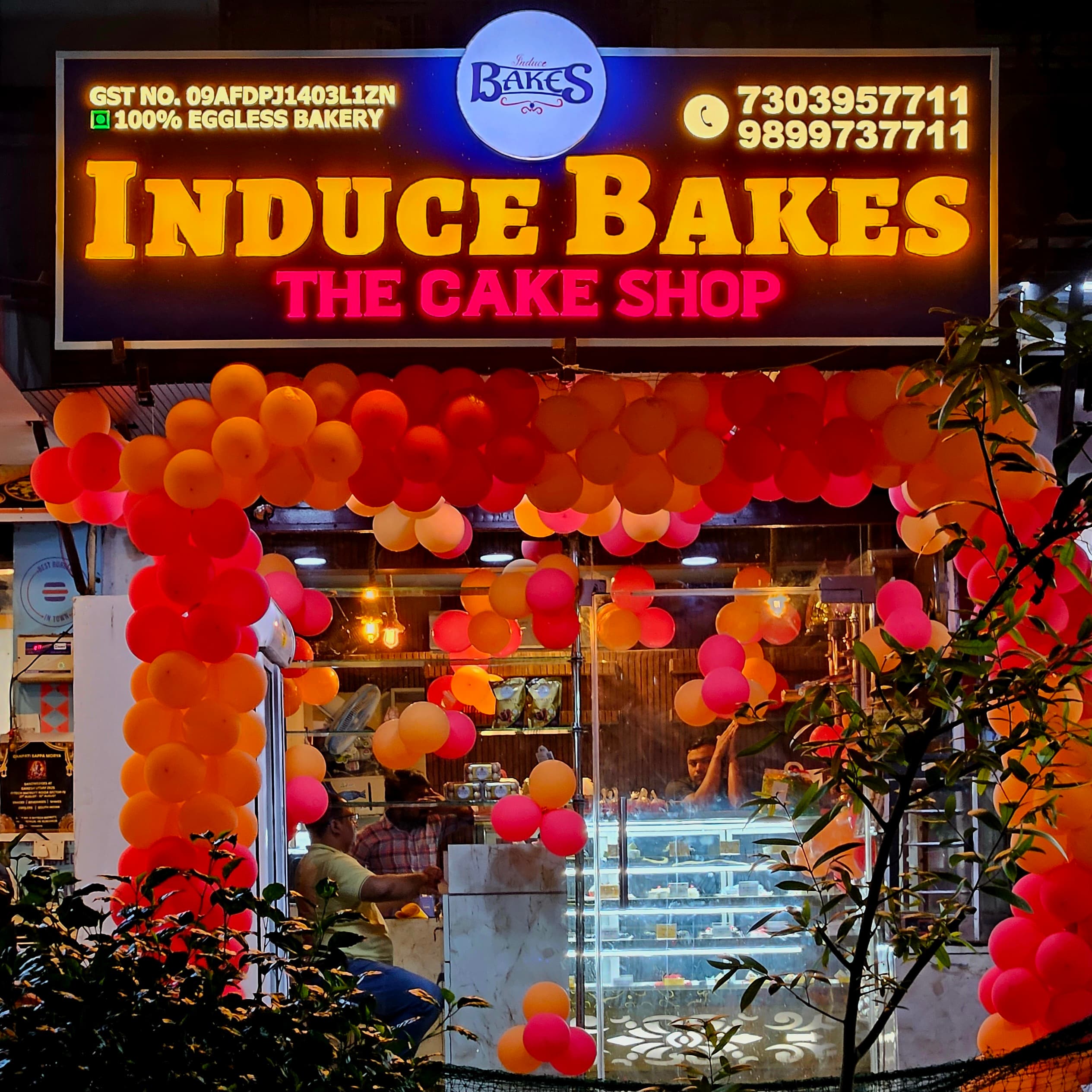 Induce Bakes bakery store in Sector 76 Noida